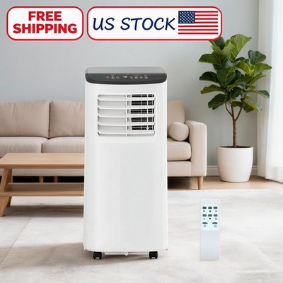 Portable Air Conditioner 8000 BTU 3-in-1 AC with Dehumidifier Fan Remote 24H