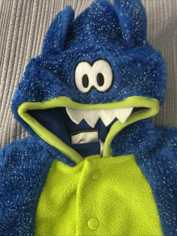 Disfraz Monstruo Azul Brillante Talla 0-3 Meses Foto 2 de 4
