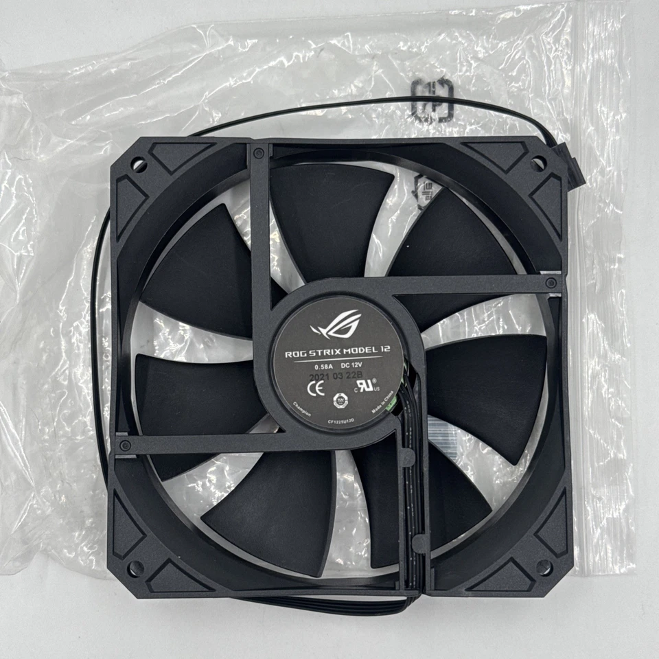 NEW ASUS ROG RYUO Model 12 Fan 120mm 4-pin PWM PC Case Radiator Black - Image 3 of 3