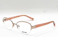 NEW NINE WEST NW1054 780 ROSE GOLD AUTHENTIC EYEGLASSES 51-18