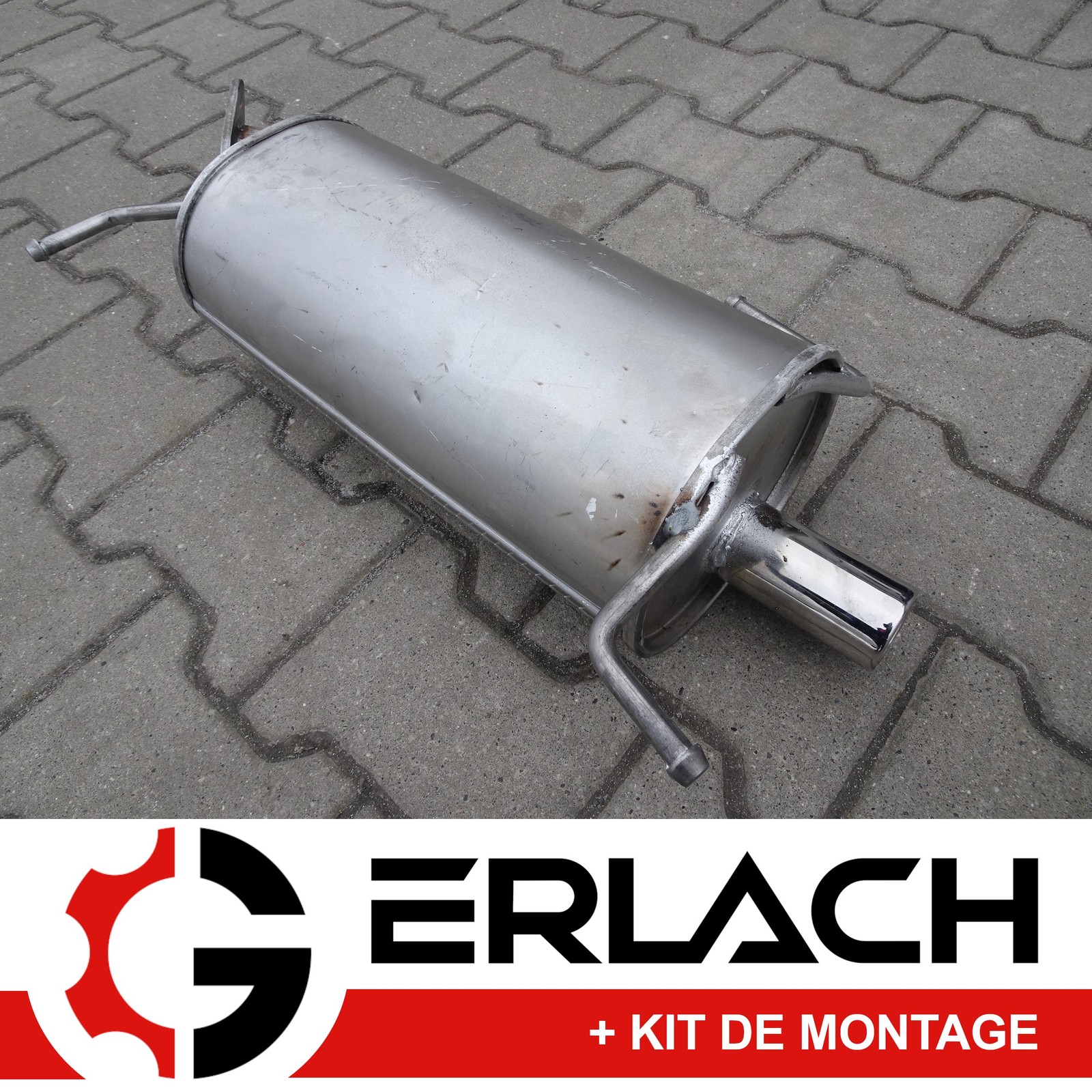Silencieux arrière pot echappement Opel Agila B Suzuki Splash essence 1.0 1.2