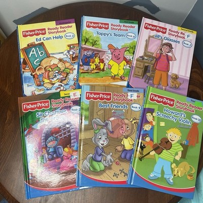 Fisher Price Ready Readers Storybooks Hardcover Books Lot Of 6