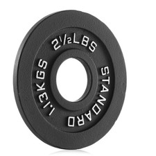 Cast Iron Olympic 2-inch Weight Plate, 2.5 LB, Single Weight Plate