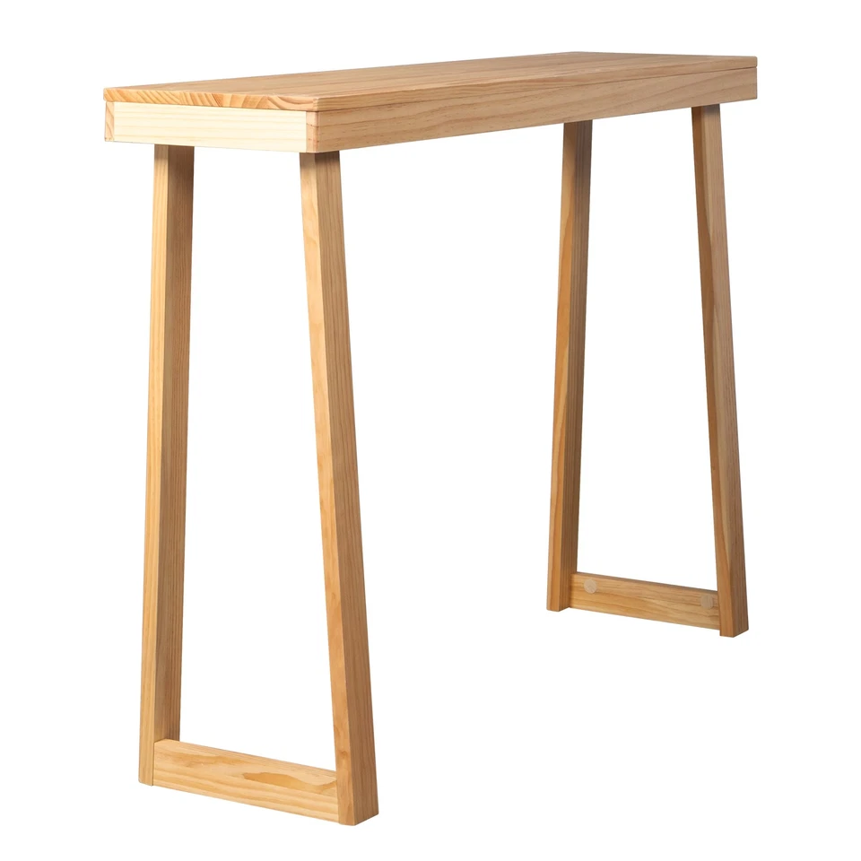35.8inch Solid Wood Console Table for Entryway Sofa Table Narrow Entryway Table - Image 4 of 4