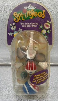 NEW Vintage RARE Exhart Springees Elephant Figurine Magnetic Collectibles