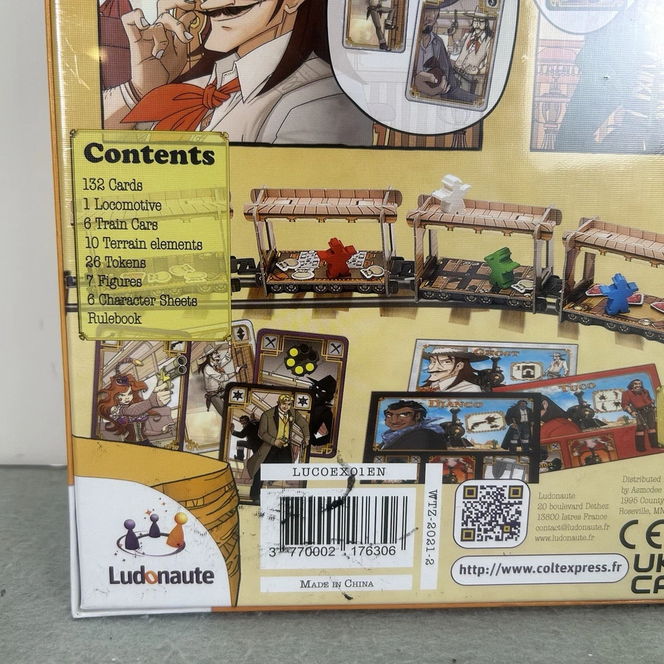 Colt Express Board Game NEW SEALED Ludonaute Asmodee 3D Train Ages 10+ - Image 3 of 4