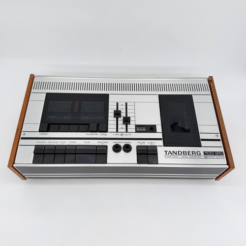 Tandberg TCD 310 Vintage Stereo Cassette Deck Powers On - Playback Issue Read