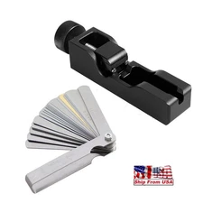 for Most 10 12 14 16mm Thread Spark Plug Gap Tool with 32 Blade Feeler Gauge