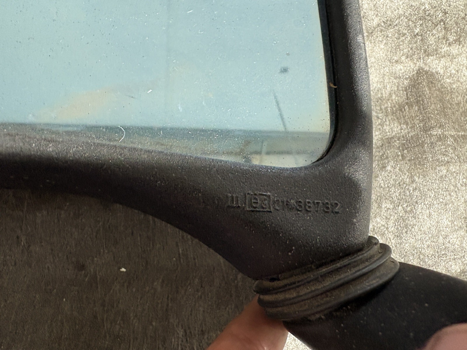 Vitaloni "Tornado" Rectangular Driver Mirror Ferrari 308 Alfa Romeo Lancia Fiat