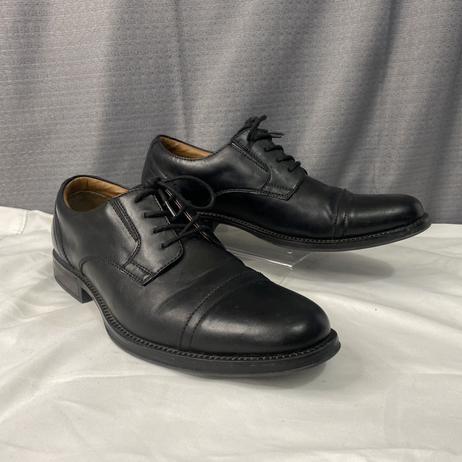 SAOLA Scarpe eleganti George uomo 9 5 Branford Oxford nere ecopelle rotonde MNGE22GN002