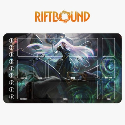 Sona Riftbound League of Legends Playmat+Bag Trading Card Game Mat 2