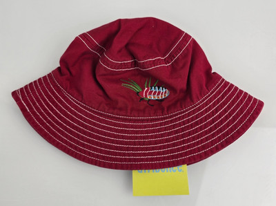 Gymboree Red Rainforest Adventure 2025 VTG Bucket Hat Bug Insect 6-12-18 NEW