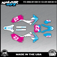 Kalair GFX Graphics Kit for CRF250R 2010-13 and CRF450R 2009-2012 OEM - Magenta