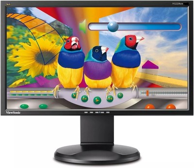 ViewSonic VG2228WM 22'' Wide LCD Monitor w/Speakers 1080p DVI VGA USB VS12512