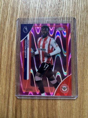 Topps Chrome EPL  2025/2026 Antoni Milambo Brentford #126 Pink 112/250