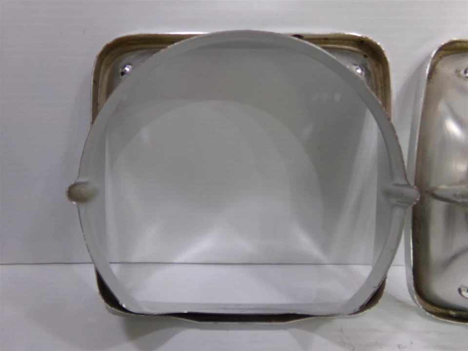 1976 76 1977 77 Plymouth Volare Head Light Bezels OEM Dodge Aspen Pair - Image 4 of 4