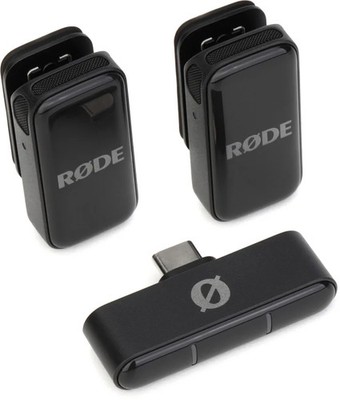 Rode Wireless Micro Microphone Kit - USB-C, Black