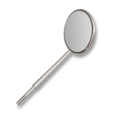 iSmile Dental Front Surface Metal Mirror Heads Size 4 Cone Socket 12/Pk