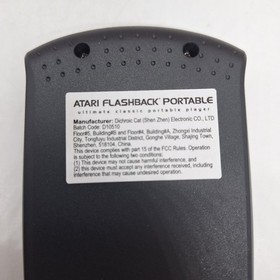 Atari Flashback Portable Black Handheld Console 60 Built In Games Cable Manual