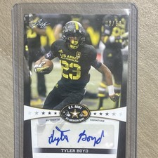 2013 Leaf U.S. Army All-American Bowl Tyler Boyd BLACK PARALLEL BUT /50 Hmmm?