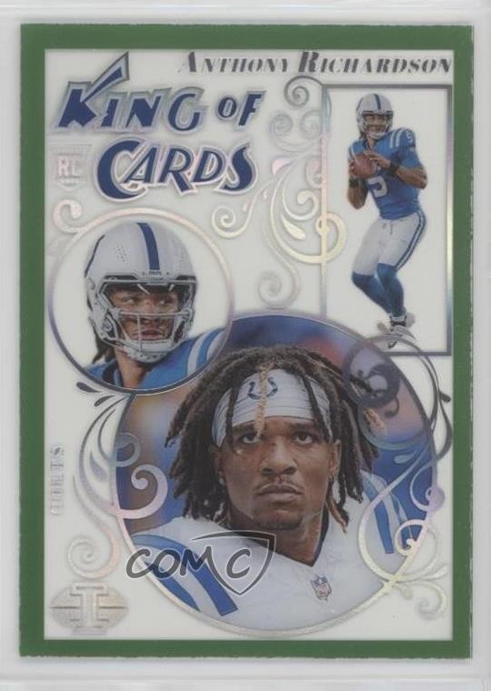 2023 Panini Illusions King of Cards Emerald Anthony Richardson Rookie RC 1a53