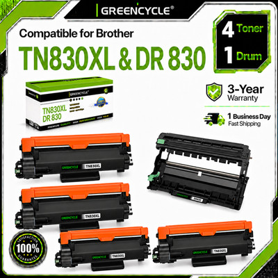 TN830XL Toner Cartridge DR830 Drum Unit for Brother MFC-L2900DW MFC-L2900DWXL