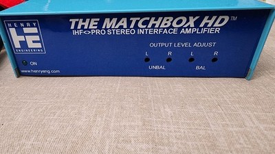 Henry Engineering The Matchbox HD IHF Pro Stereo Interface Amplifier 