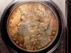 New Listing1889-P Morgan Silver Dollar MS64 PCGS OGH RATTLER Unique Obverse Toned