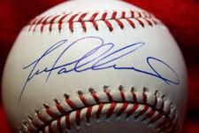 YOVANI GALLARDO AUTOGRAPHED SIGNED OML BASEBALL BREWERS COA