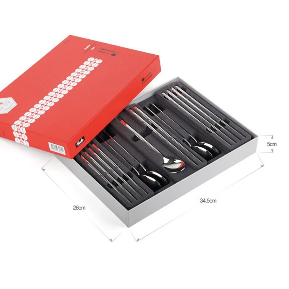 Juego de cubiertos coreanos Fissler para 5 palillos cuchara de manzana 10 piezas cena familiar Foto 3 de 4