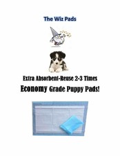 300-17x24" Extra Absorbent 4-Layer Puppy Training Pads Reusable up to 3x's 21gr