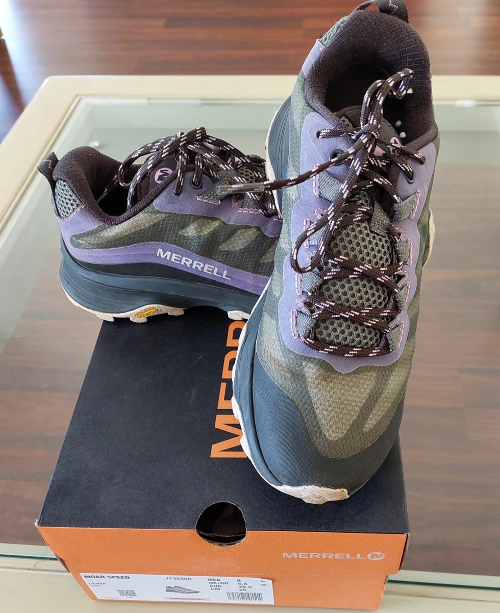 MERRELL MOAB SPEED WOMEN'S HIKING TRAIL RUNNING SHOES US8