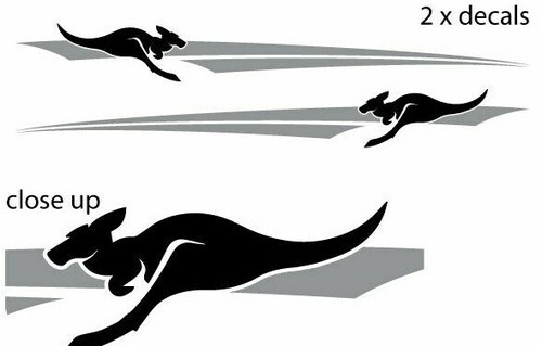 2m Stripes With Kangaroo  Vehicle Boat RV Campervan Caravan Motorhome - Foto 5