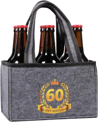 Libro Degli Ospiti Per 60° Compleanno - Certificato Decorativo Nero E Oro, Regalo Elegante - Foto 7