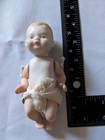 5" Bisque Baby, Dressed in diaper, Japan stamped, Jointed arms and legs — photo 4