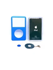 Ipod Classic 160gb BLUE faceplate / Front Cover /clickwheel and backplate