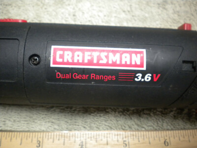 クラフツマン Craftsman 3.6 Volt Screwd Craftsman 3.6v Cordless Screwdriver Plastic Carrying Case