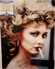 OLIVIA NEWTON-JOHN SIGNED AUTOGRAPHED COLOR GREASE 11x14 PHOTO BAS BECKETT COA