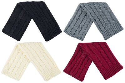 RS DAMEN BEINSTULPEN EXTRA WARM STRICKSTULPEN KOMFORTRÄNDER ZOPFMUSTER ONE SIZE