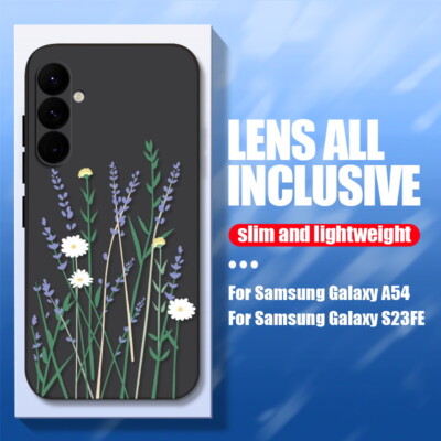 Case For Samsung S24 Ultra S23 FE S22 A14 A34 A54 Shockproof Silicone Soft Cover