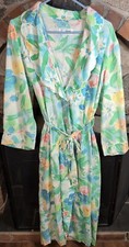 Vintage Saybury Floral Maxi Robe Cottagecore Prarie