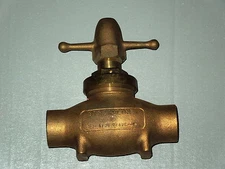 1-1/2" CXC MUELLER STREAMLINE GLOBEMASTER # GM-II-2 PACKED LINE VALVE