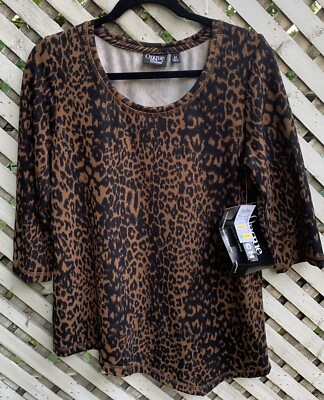Onque Casual Women's Animal Print Medium Top