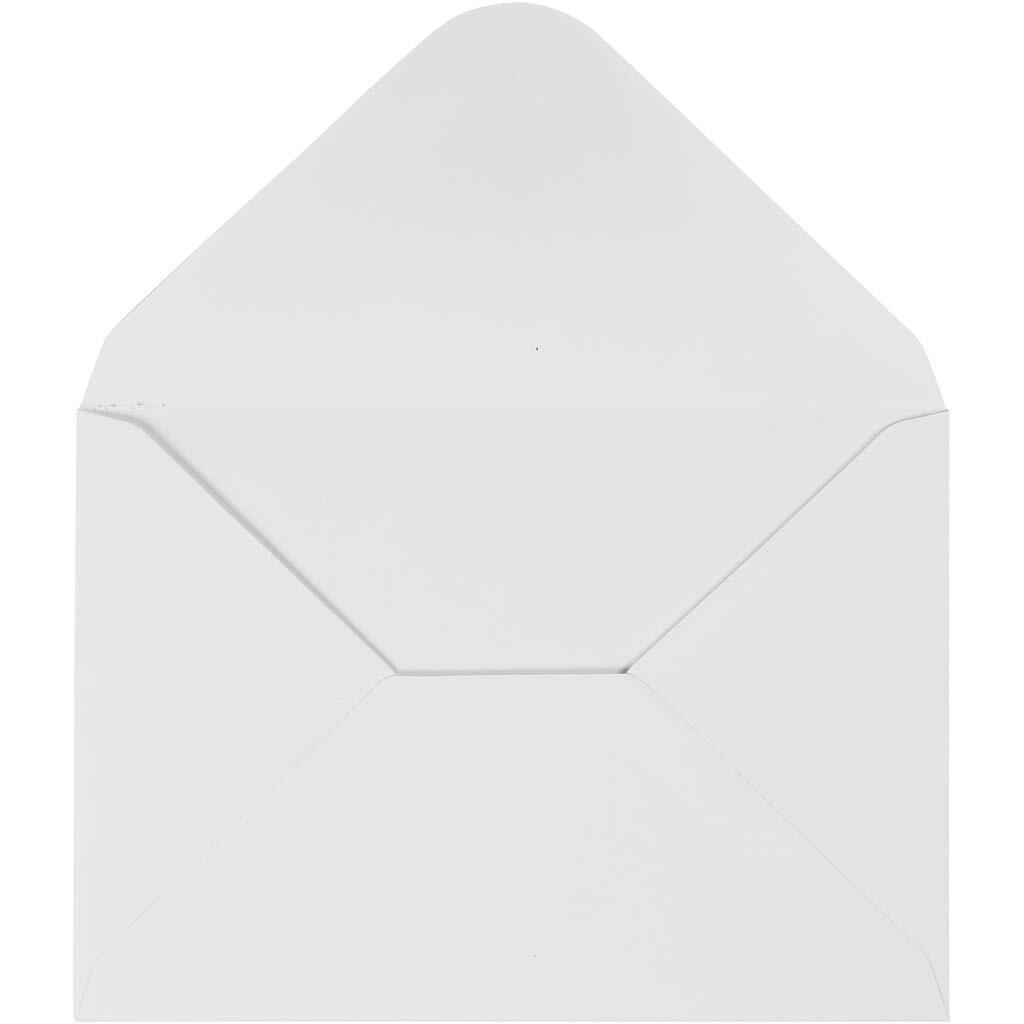Happy Moments Envelopes, White, One Size