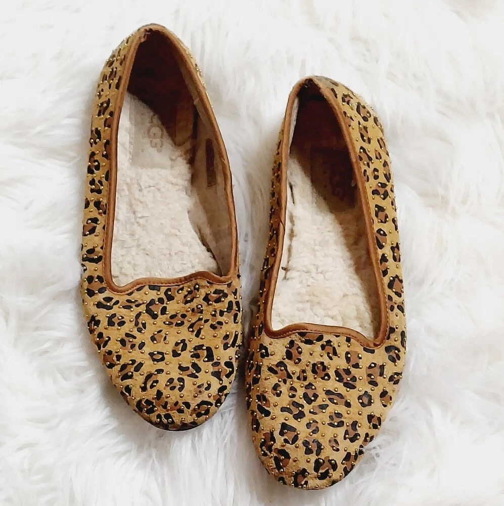 Ballerine UGG Australia donna stampa ghepardo usate taglia 6