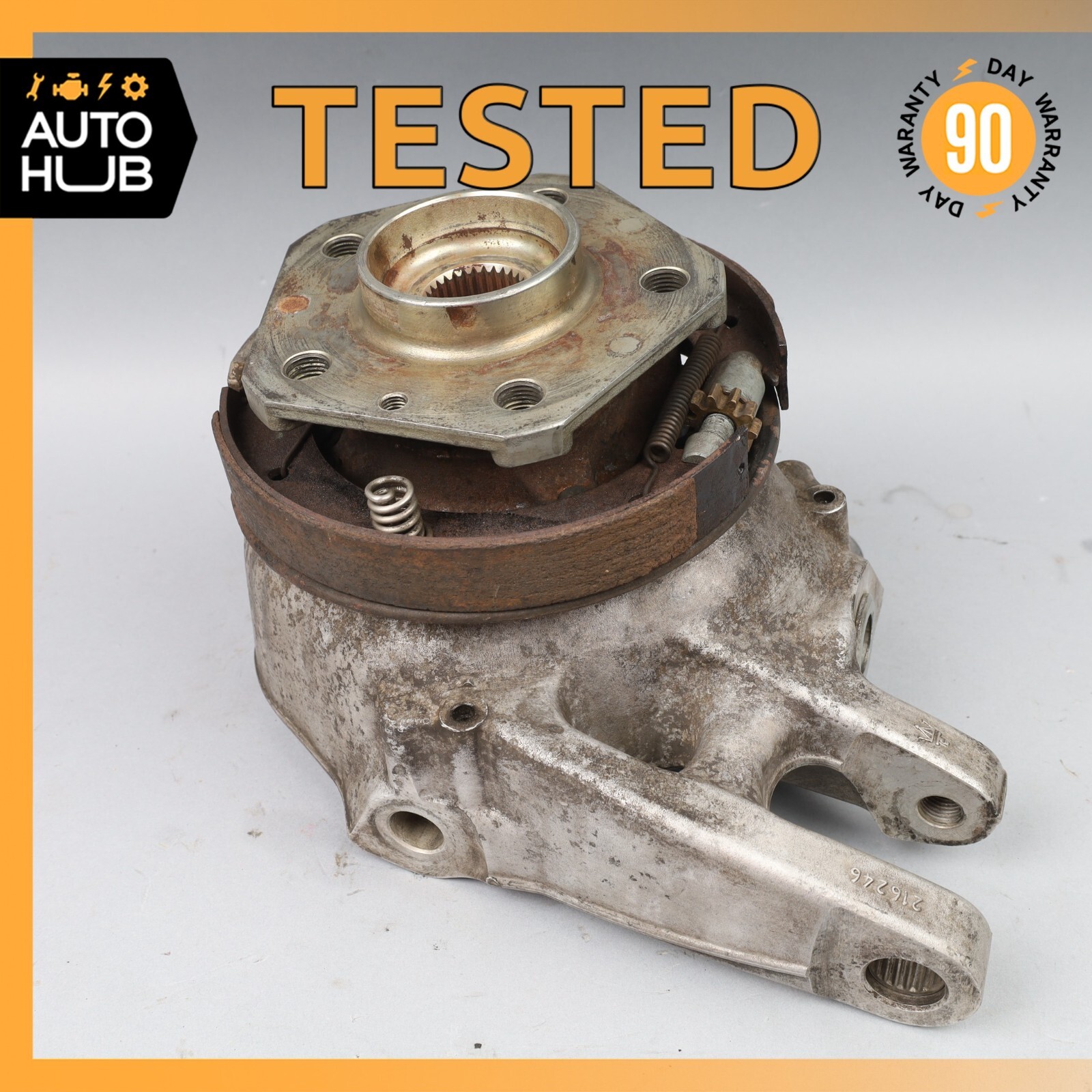 06-10 Maserati GranTurismo M145 Rear Right Side Spindle Knuckle Hub OEM