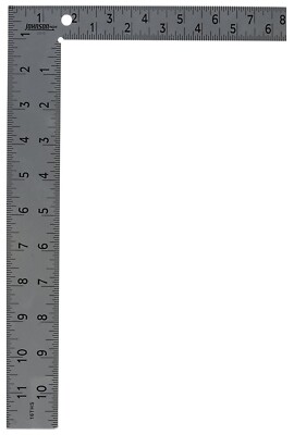 JOHNSON LEVEL Carpenter Square 12 Inch Steel CHN CS10