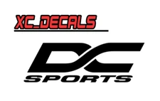 DC Sports (x2) PAIR Vinyl Decal Sticker Header Intake Suspension Racing