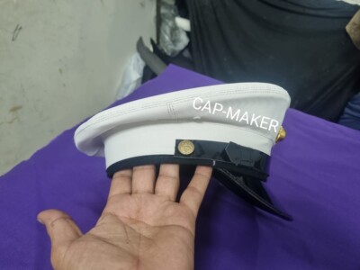 USMC US Marine Corps Dress Blue white enlisted frame hat cover | eBay