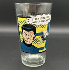 Star Trek Original Series Glass Dr McCoy BONES I'm A Doctor 2012 CBS Studios